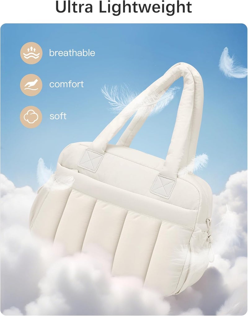 oscaurt Gym Bag for Women Lightweight Duffle Bag for Travel with Toiletry Pouch Water Resistant Carry On Weekender Overnight Duffel - Image 5